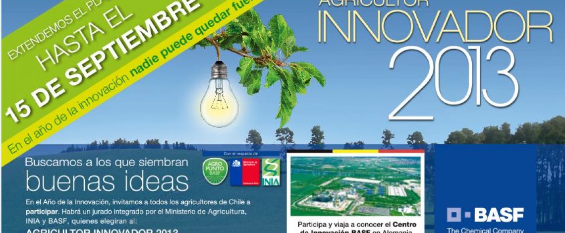 Participe en el concurso "Agricultor innovador 2013"