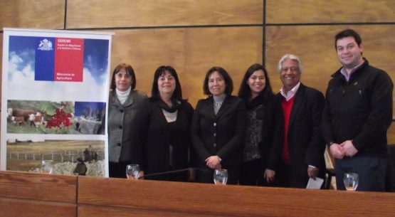Claudia Carbonell y profesionales de Odepa y del SAG participaron en la instalación de la mesa regional bovina de Magallanes