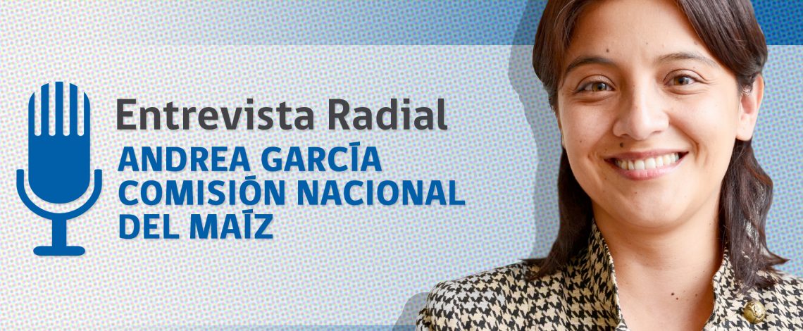 En la entrevista radial de Odepa, Andrea García comenta sobre la reciente reunión de la Comisión Nacional del Maíz