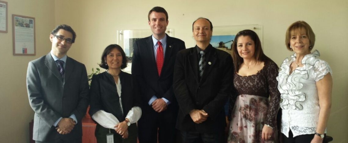 La directora de Odepa, Claudia Carbonell, se reunió con Jamie Flavors de la NASA