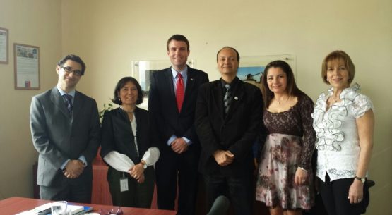 La directora de Odepa, Claudia Carbonell, se reunió con Jamie Flavors de la NASA