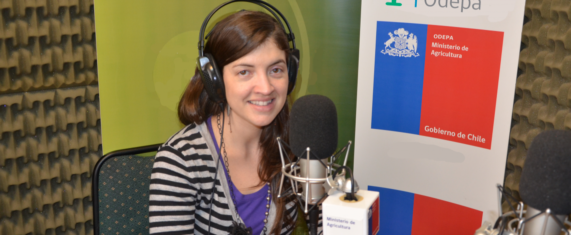 En la entrevista radial de Odepa, Carolina Buzzetti comenta e invita al Encuentro Nacional del Arroz. Innovando para el Desarrollo