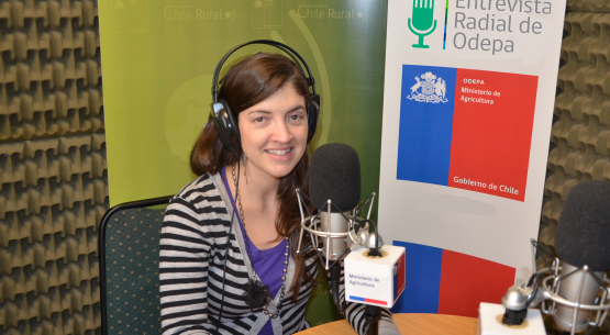En la entrevista radial de Odepa, Carolina Buzzetti comenta e invita al Encuentro Nacional del Arroz. Innovando para el Desarrollo