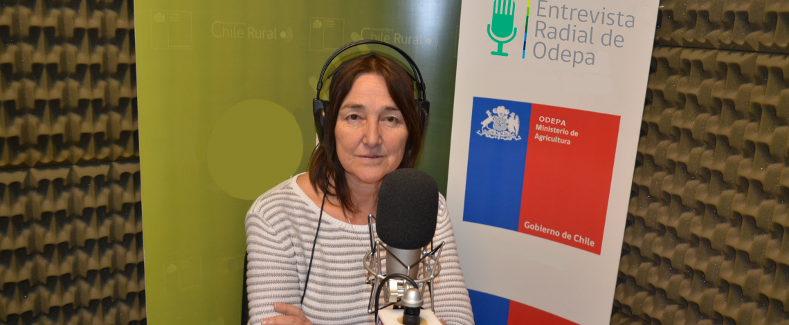 En la entrevista radial de Odepa, Pilar Eguillor comenta sobre la agricultura orgánica