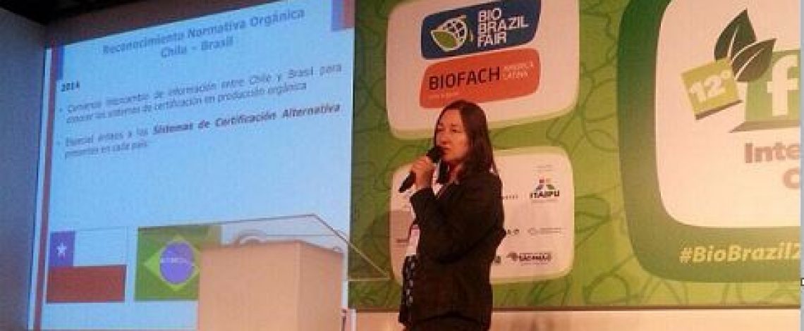 Odepa participó en el Seminario de Agricultura Orgánica y Sustentable desarrollado en el marco de la BioFach América Latina en Sao Paulo Brasil