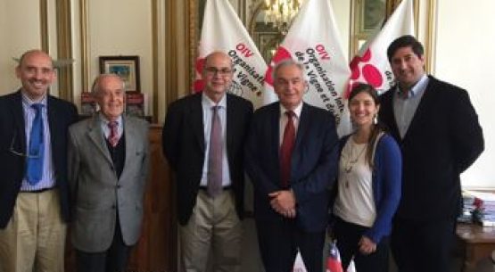 El subdirector de Odepa, Teodoro Rivas, sostuvo una reunión con el director general de la Organización Internacional de la Viña y el Vino (OIV)