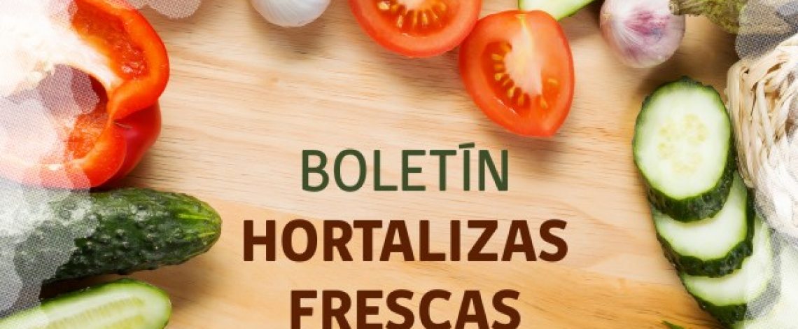 Boletín de hortalizas frescas. Diciembre de 2017 (con información a noviembre)