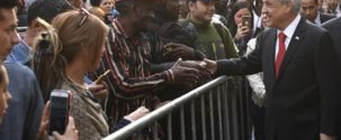 Presidente Piñera: “Bienvenidos a Chile los que vienen a trabajar honestamente, cumplir nuestras leyes, integrarse a nuestra sociedad y aportar al desarrollo del país»