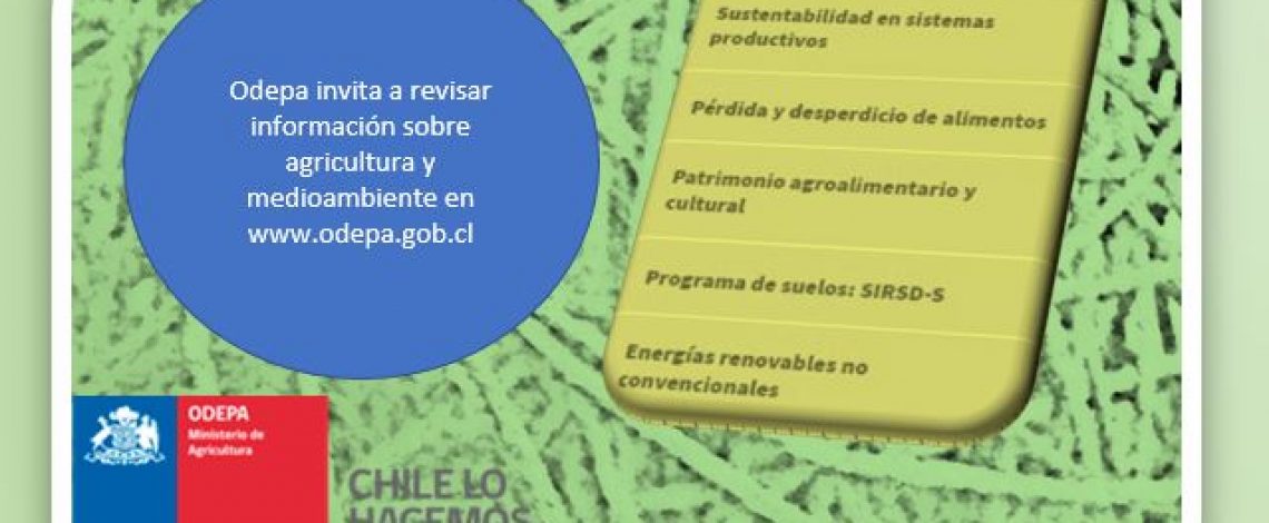 Información sobre agricultura y medioambiente