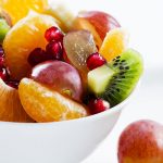 Trozos fruta fresca