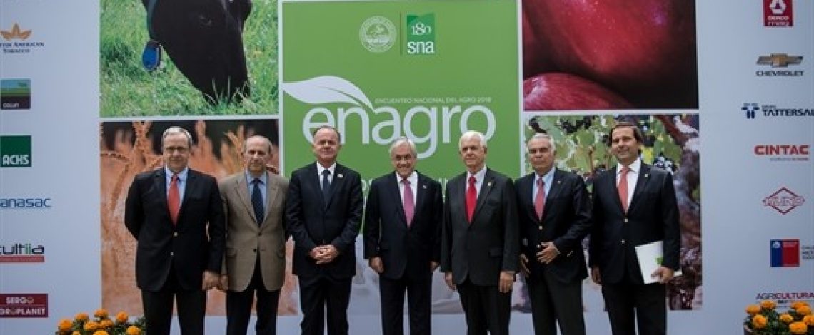 Presidente Piñera reafirma potencial agroalimentario de Chile en el Encuentro Nacional del Agro