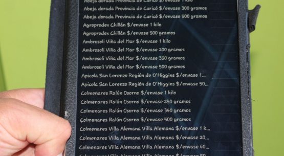 Odepa comenzó a capturar los precios al consumidor de miel y quínoa