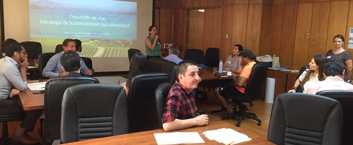 Directora de Odepa lideró taller “Bases para una Estrategia de Sustentabilidad Agroalimentaria”