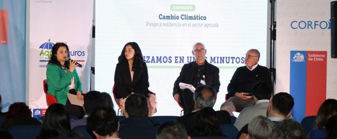 Con éxito se realizó el seminario “Cambio climático, riesgo y resiliencia en el sector agrícola”