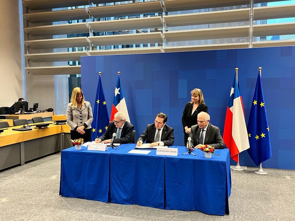 Se firmó la modernización del Acuerdo entre Chile y la Unión Europea