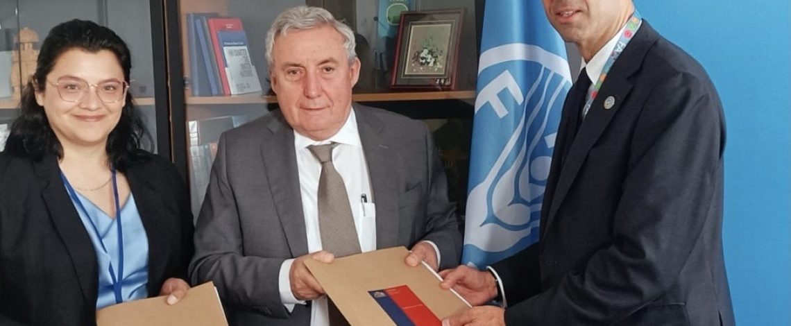 En la FAO, Roma, Ministerio de Agricultura entregó los expedientes para postular dos sistemas agrícolas patrimoniales de Chile al reconocimiento SIPAM de la FAO